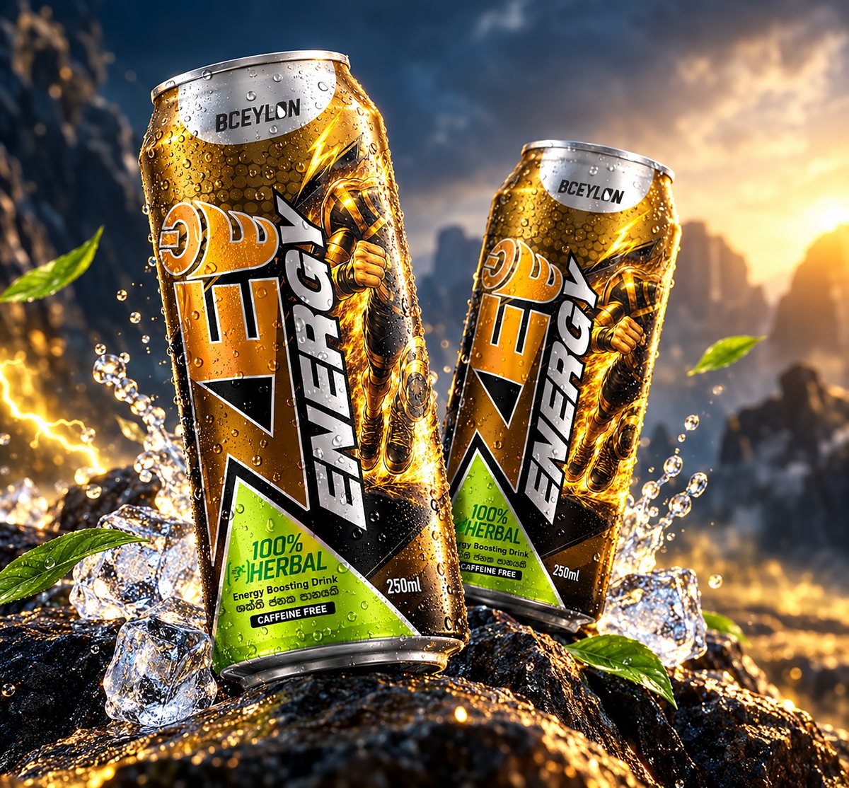 ZEE Energy herbal energy boosting drink cans